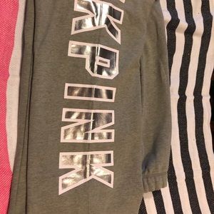 Rare VS - PINK grey sweat suit